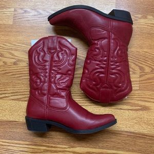 Red/Burgundy CowGirl Boot